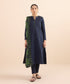 Women's Unstitched Lawn Blue 3 Piece Suit
